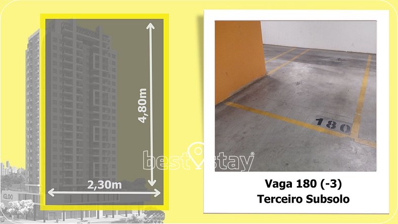 i202B- Magnífico - Para família. Varanda e Garagem