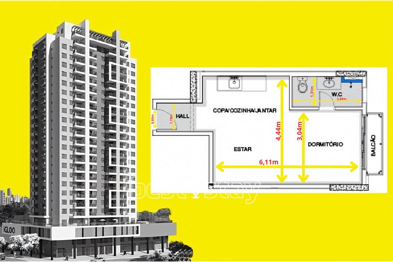 i224B - Maravilhoso e completíssimo. Bairro Nobre